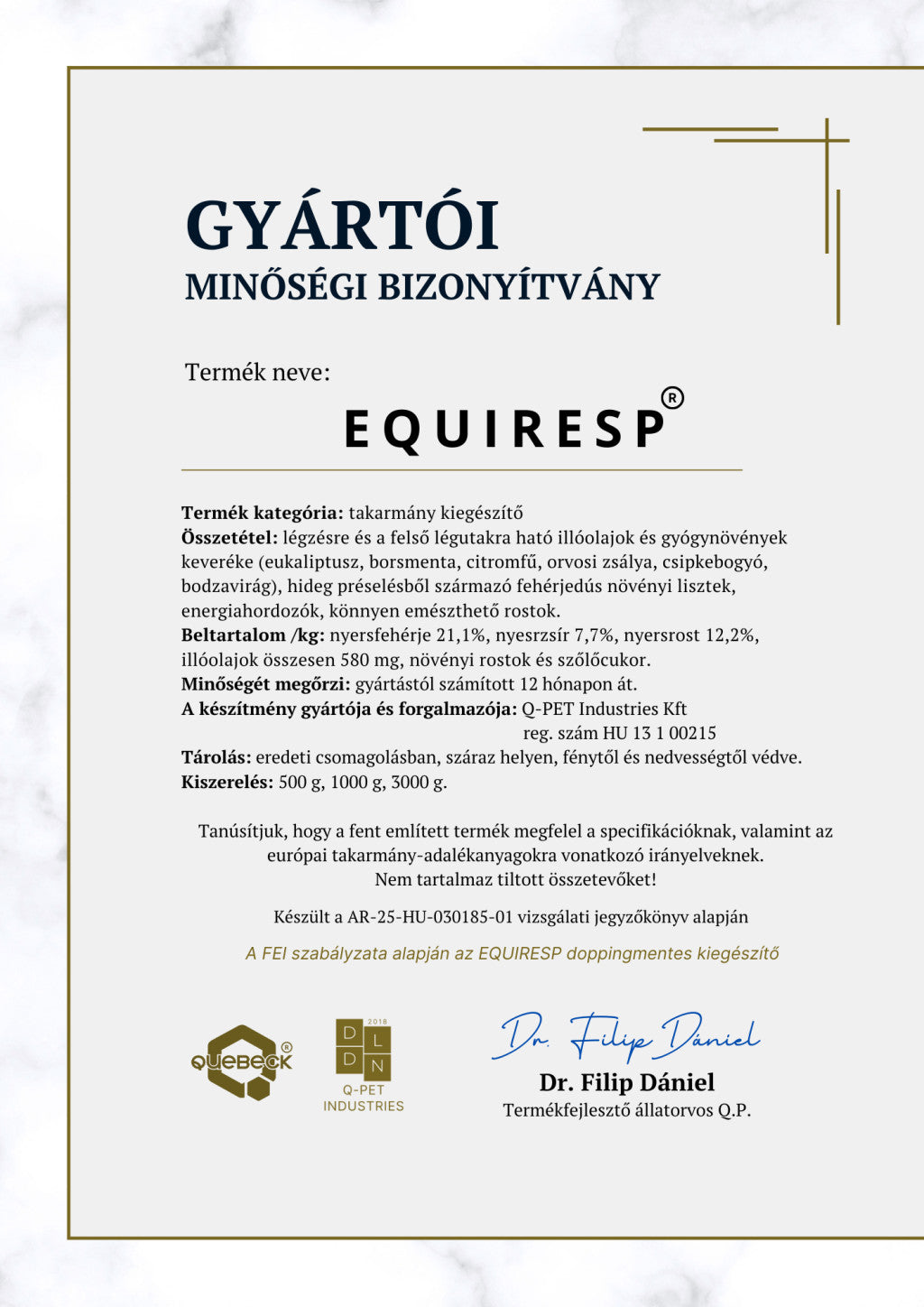 EQUI-JOINT 800 g - ízületvédő