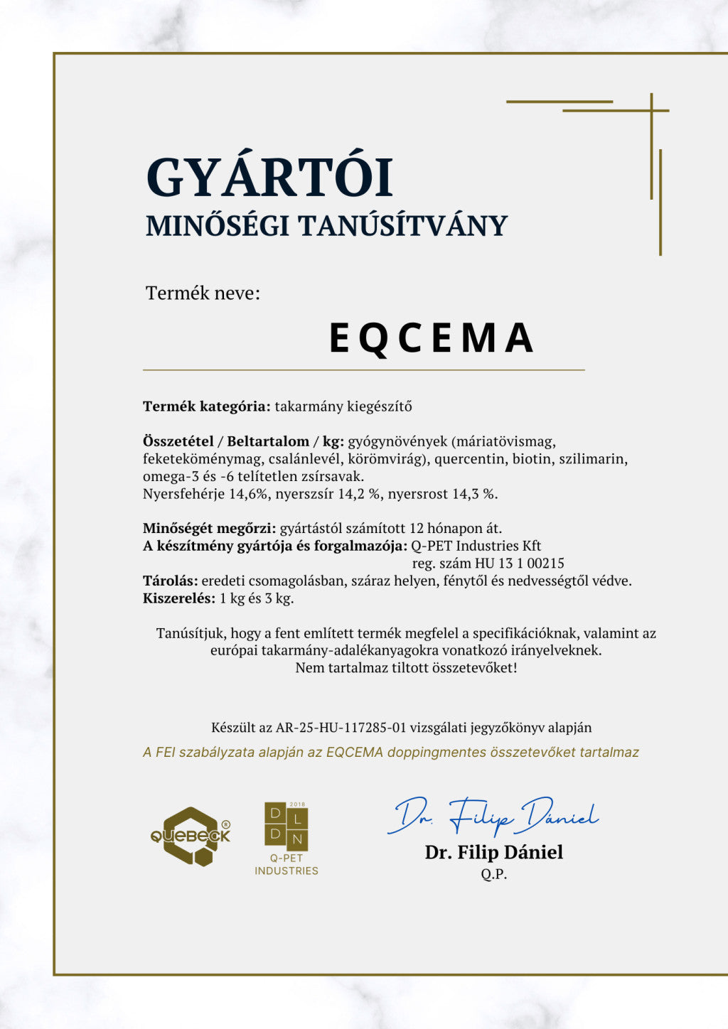 EQCEMA – komplex bőrápoló