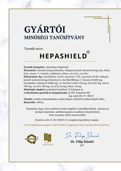 HEPASHIELD 1 kg - májvédő